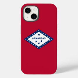 Patriotic Apple iPhone 14 Case-Mate, Arkansas Flag Case-Mate iPhone 14 Hülle