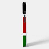 Patriotic Apple iPhone 14 Case-Mate Kenya Flagge Hülle (Rückseite / Links)