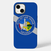 Patriotic Apple iPhone 14 Case-Mate, Las Vegas Case-Mate iPhone Hülle (Rückseite)