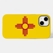 Patriotic Apple iPhone 14 Case-Mate, New Mexico Case-Mate iPhone Hülle (Rückseite (Horizontal))
