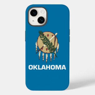 Patriotic Apple iPhone 14 Case-Mate, Oklahoma Flag Case-Mate iPhone 14 Hülle
