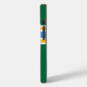 Patriotic Apple iPhone 14 Case-Mate, Portland Flag Case-Mate iPhone Hülle (Rückseite / Links)