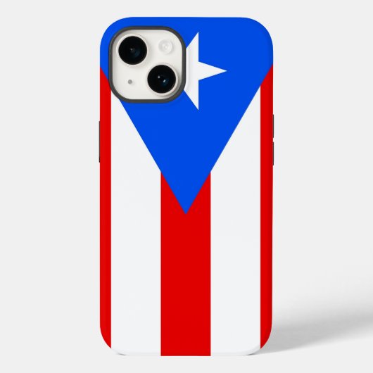 Patriotic Apple iPhone 14 Case-Mate, Puerto Rico Case-Mate iPhone Hülle (Rückseite)