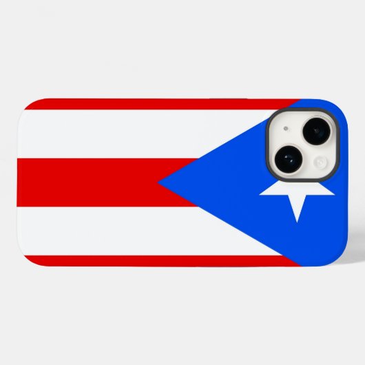 Patriotic Apple iPhone 14 Case-Mate, Puerto Rico Case-Mate iPhone Hülle (Rückseite (Horizontal))