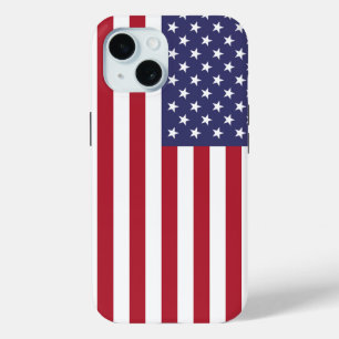 Patriotic Apple iPhone 15 Case-Mate mit US-Flagge Hülle