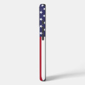 Patriotic Apple iPhone 16 Case-Mate mit US-Flagge Hülle (Rückseite / Links)