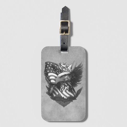 Patriotic Appreciation Thank You Military Veterans Gepäckanhänger (Vorderseite Vertikal)