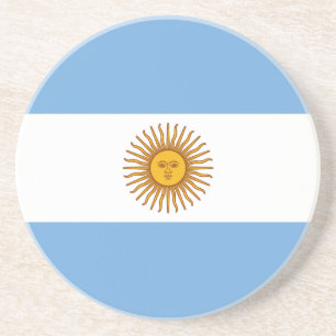 Patriotic Argentinian Flag Getränkeuntersetzer