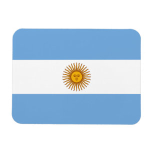 Patriotic Argentinian Flag Magnet