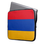 Patriotic Armenian Flag Laptopschutzhülle (Vorderseite Links)