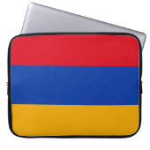 Patriotic Armenian Flag Laptopschutzhülle (Vorderseite)