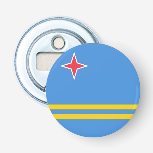 Patriotic Aruba Flag Flaschenöffner (Vorderseite)
