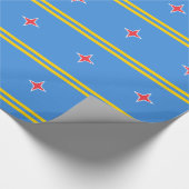 Patriotic Aruba Flag Geschenkpapier (Ecke)