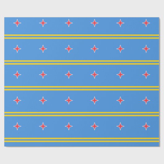 Patriotic Aruba Flag Geschenkpapier (Flach)
