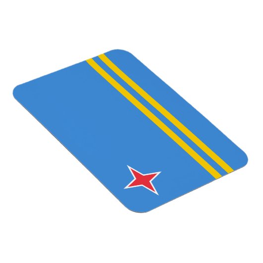 Patriotic Aruba Flag Magnet (Rechte Seite)
