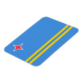 Patriotic Aruba Flag Magnet (Linke Seite)