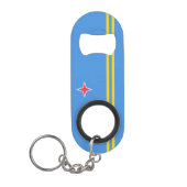 Patriotic Aruba Flag Mini Flaschenöffner (Vorderseite)