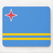 Patriotic Aruba Flag Mousepad (Vorne)