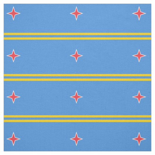 Patriotic Aruba Flag Stoff (Muster)