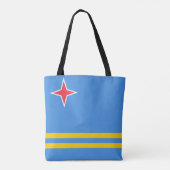 Patriotic Aruba Flag Tasche (Rückseite)