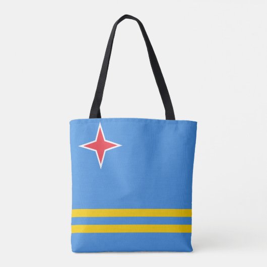 Patriotic Aruba Flag Tasche (Rückseite)
