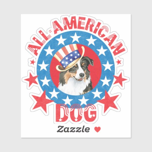 Patriotic Aussie Vinyl Sticker (Blatt)