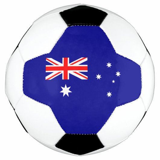 Patriotic Australian Flag Soccer Ball (Vorderseite)