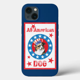 Patriotic Australian Shepherd Case-Mate iPhone Hülle