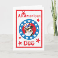 Patriotic Australian Shepherd