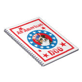 Patriotic Australian Shepherd Notizblock (Rechte Seite)