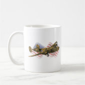 Patriotic B-24 Liberator WW2 Schwerbomber Kaffeetasse (Links)