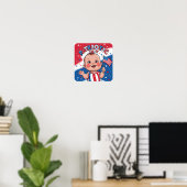 Patriotic Baby Foto Prop Poster (Heimbüro)