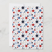 Patriotic Baby Shower Invitation Einladung (Rückseite)