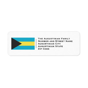 Patriotic BAHAMAS Flag