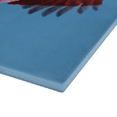 Patriotic Bald Eagle Flag Cutting Board Schneidebrett (Ecke)