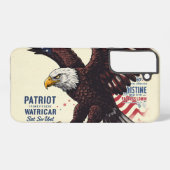 Patriotic Bald Eagle Samsung Galaxy S22 Plus Fall Hülle (Rückseite (Horizontal))