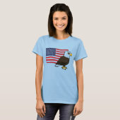 Patriotic Bald Eagle T-Shirt (Vorne ganz)