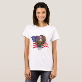 Patriotic Bald Eagle T-Shirt (Vorne ganz)