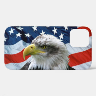 Patriotic Bald Eagle und die amerikanische Flagge Case-Mate iPhone Hülle
