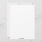 Patriotic Balloons Einladung zum Urlaub (Rückseite)