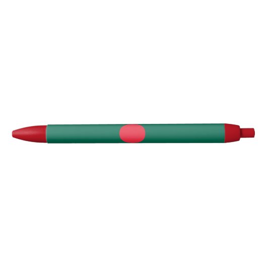 Patriotic Bangladeshi Flag Blue Ink Pen Kugelschreiber (Vorderseite)