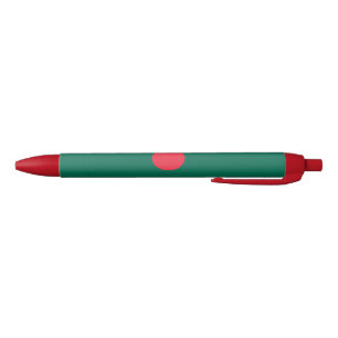 Patriotic Bangladeshi Flag Blue Ink Pen Kugelschreiber