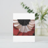 Patriotic Banner Postkarte (Stehend Vorderseite)