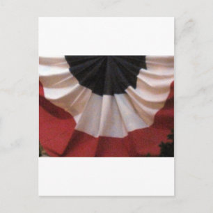 Patriotic Banner Postkarte