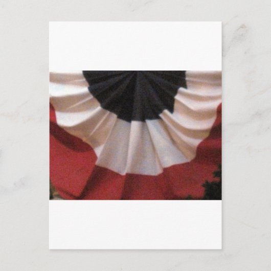 Patriotic Banner Postkarte (Vorderseite)