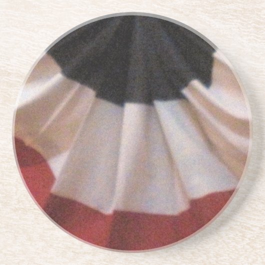 Patriotic Banner Sandstein Untersetzer (Vorne)