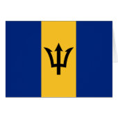 Patriotic Barbados Flag (Vorderseite (Horizontal))