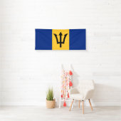 Patriotic Barbados Flag Banner (Insitu)