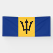 Patriotic Barbados Flag Banner (Horizontal)
