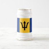 Patriotic Barbados Flag Bierglas (Mittel)